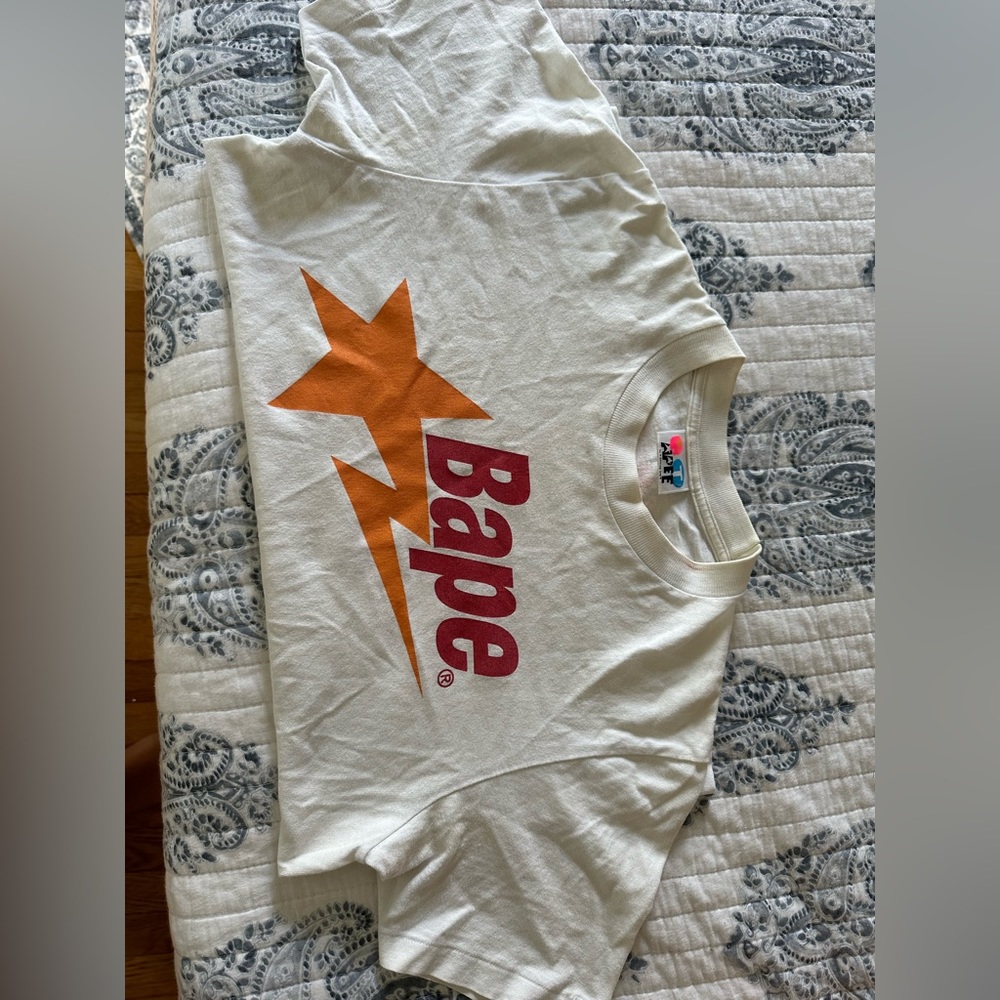 Kids bape (bathing ape) designer shirt